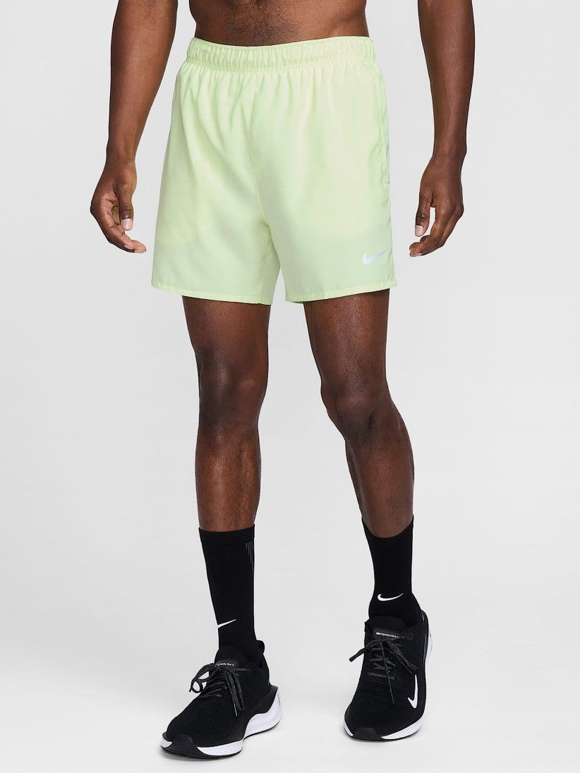 Cales de Running Nike Dri-FIT Challenger 13cm Verdes Para Homem