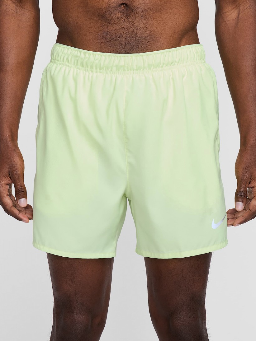 Cales de Running Nike Dri-FIT Challenger 13cm Verdes Para Homem