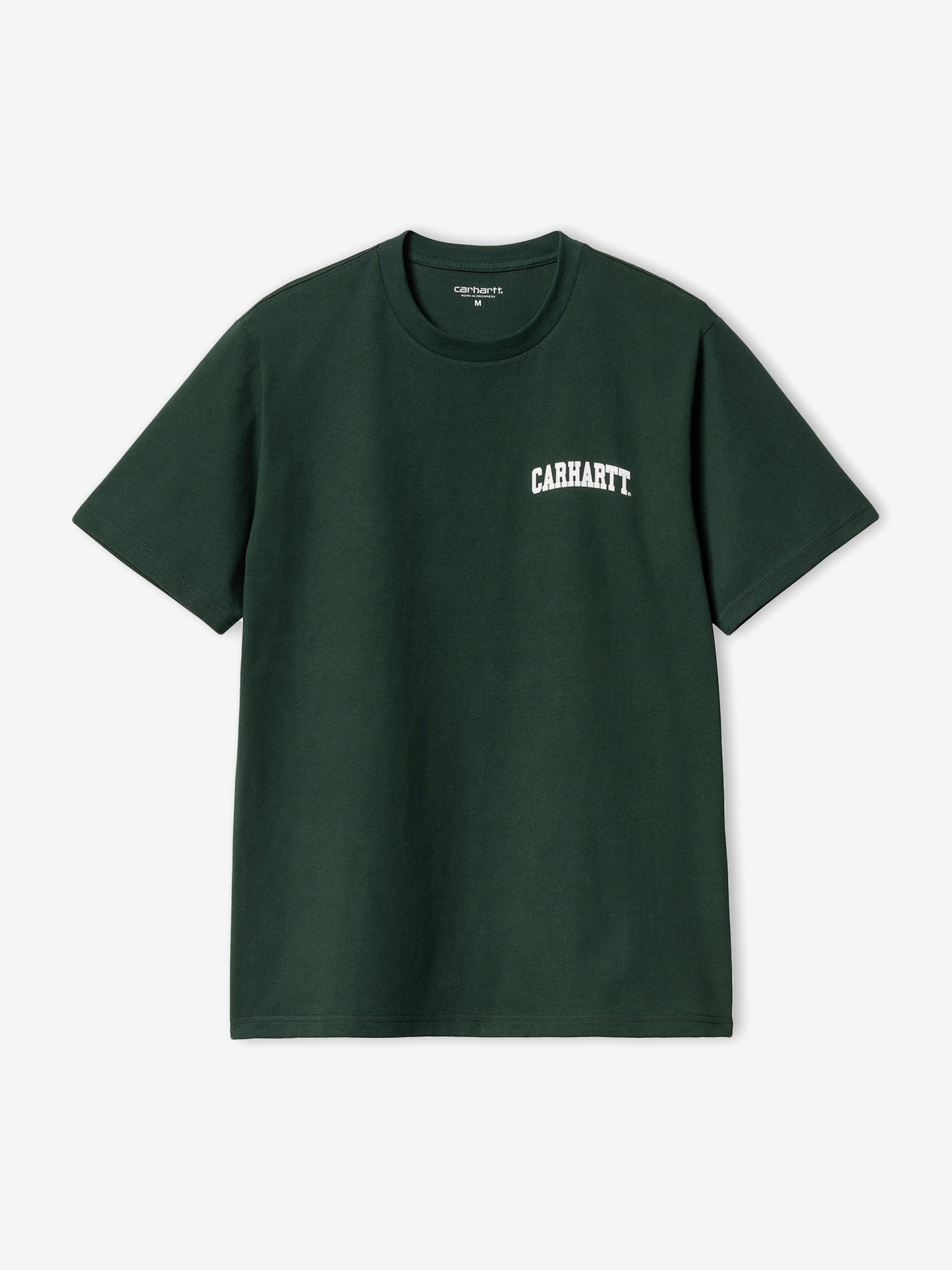 Carhartt WIP University Script Green T-shirt