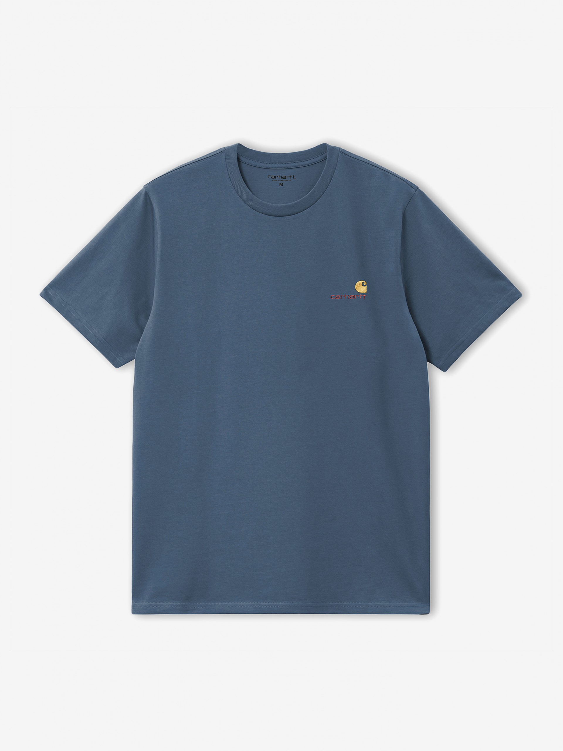 T-shirt Carhartt WIP American Script Azul