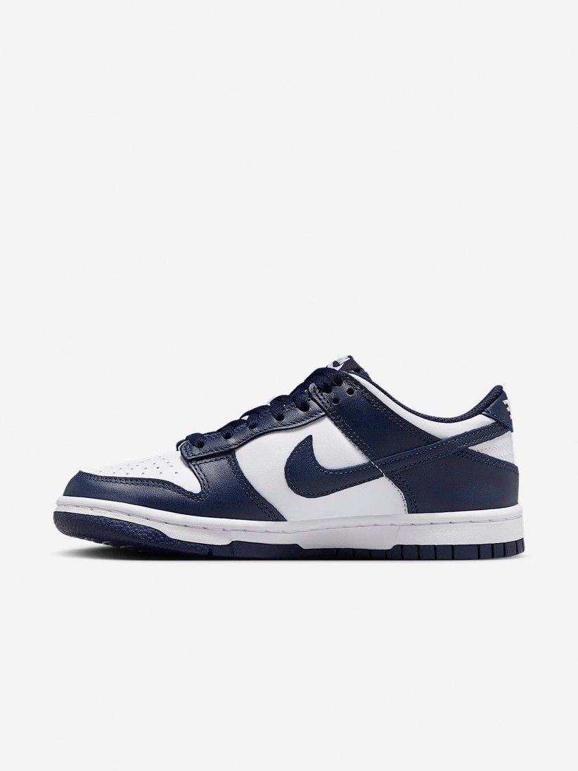 Sapatilhas Nike Dunk Low Azuis e Brancas Jnior