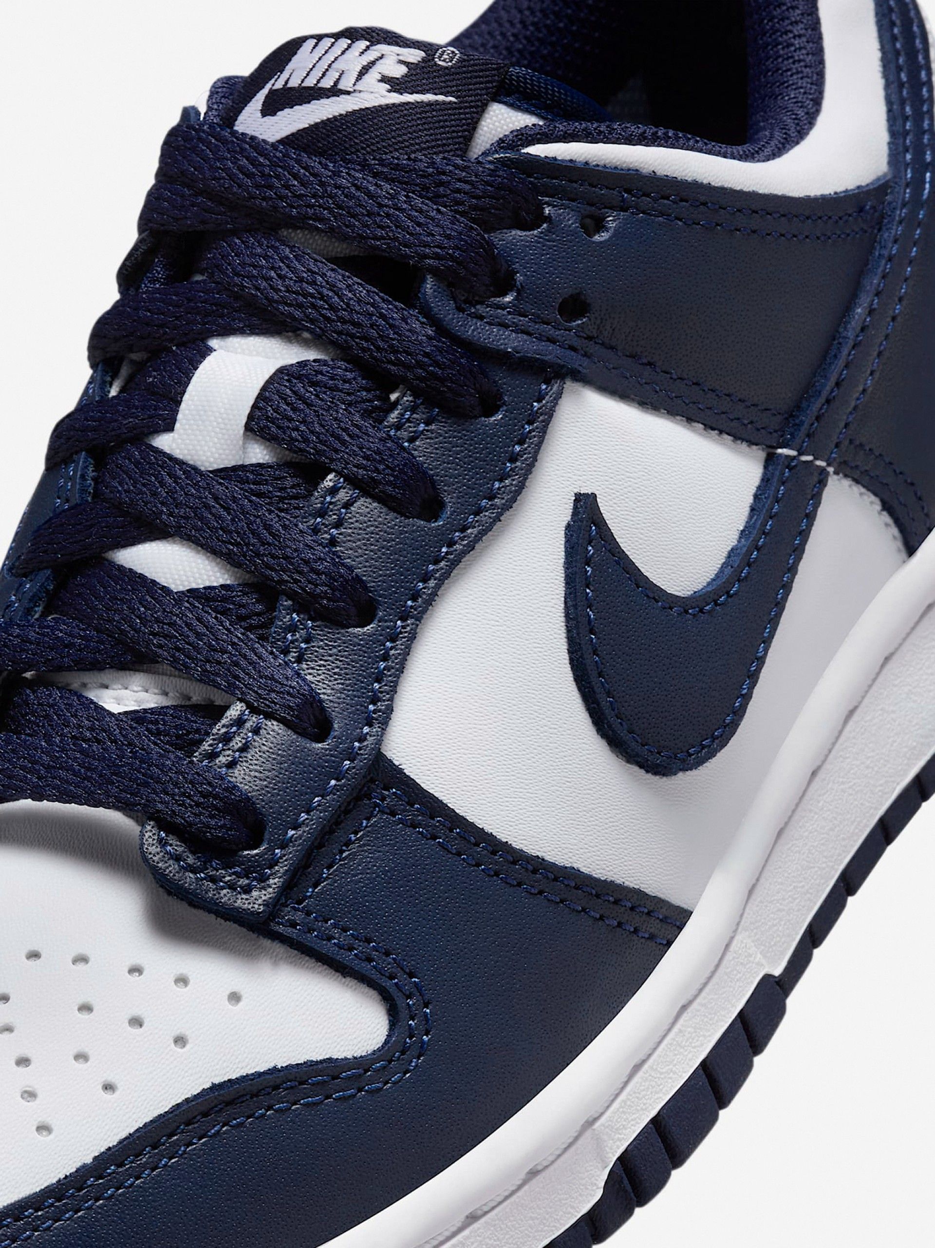 Sapatilhas Nike Dunk Low Azuis e Brancas Júnior