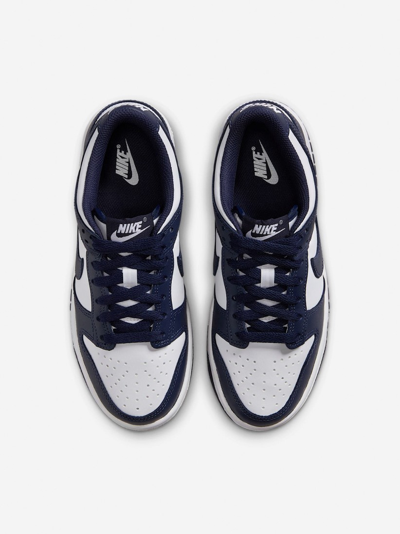 Sapatilhas Nike Dunk Low Azuis e Brancas Jnior