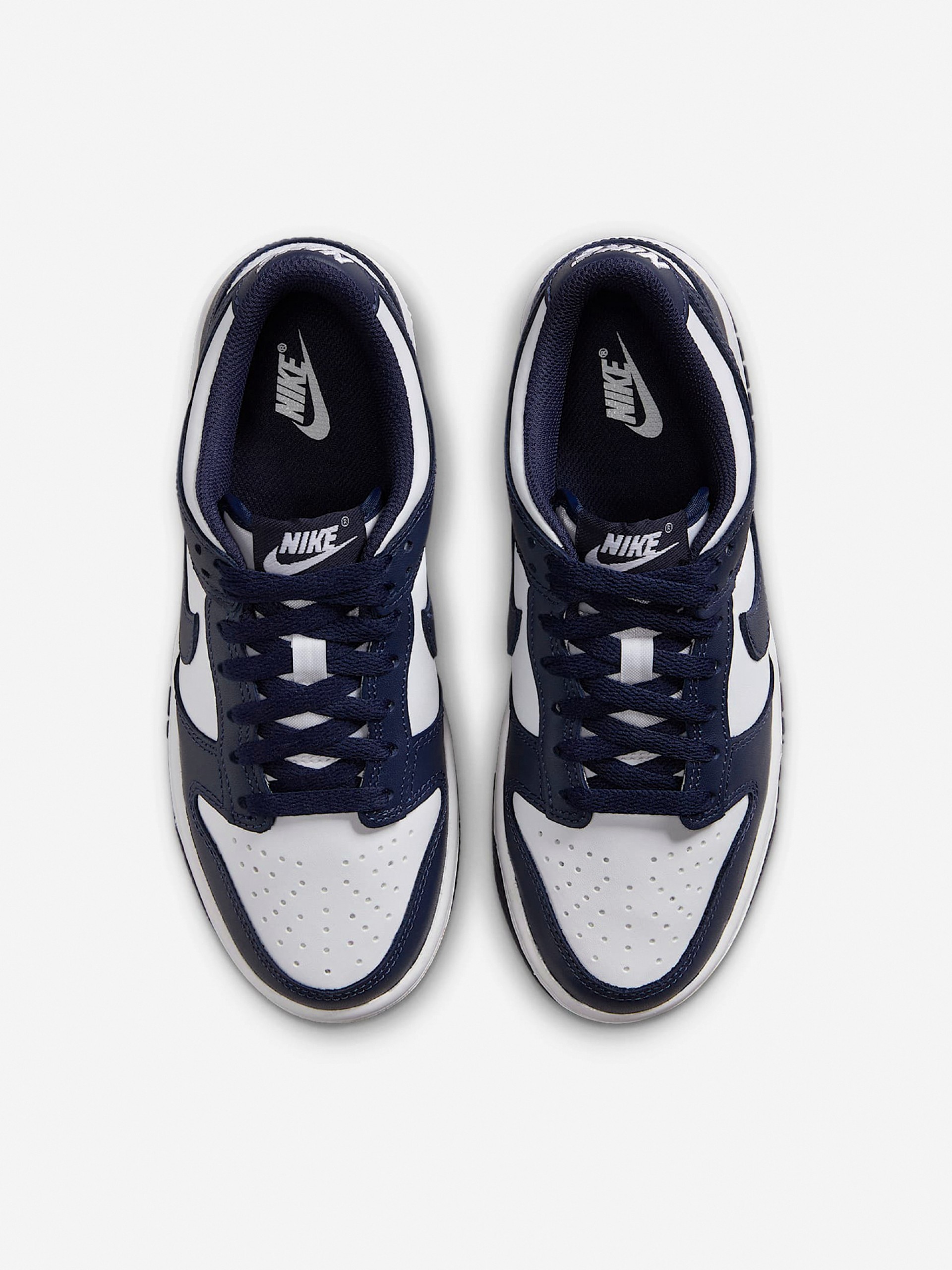 Sapatilhas Nike Dunk Low Azuis e Brancas Júnior