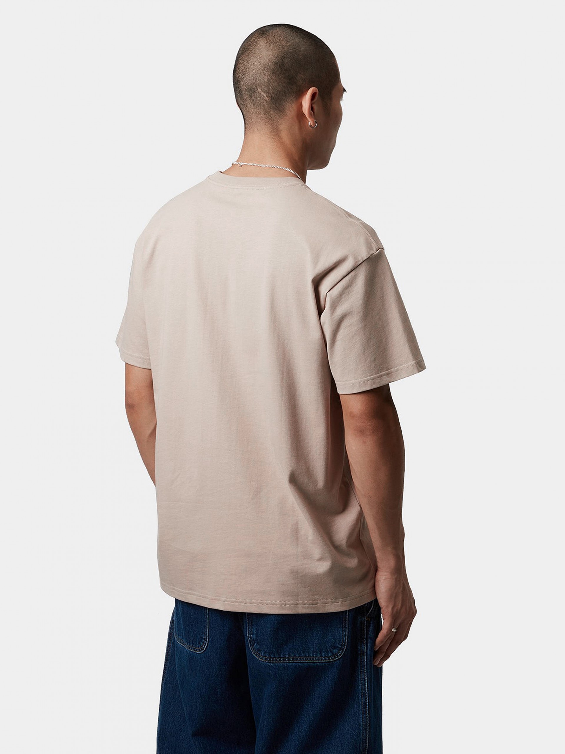 T-shirt Carhartt WIP Chase Bege
