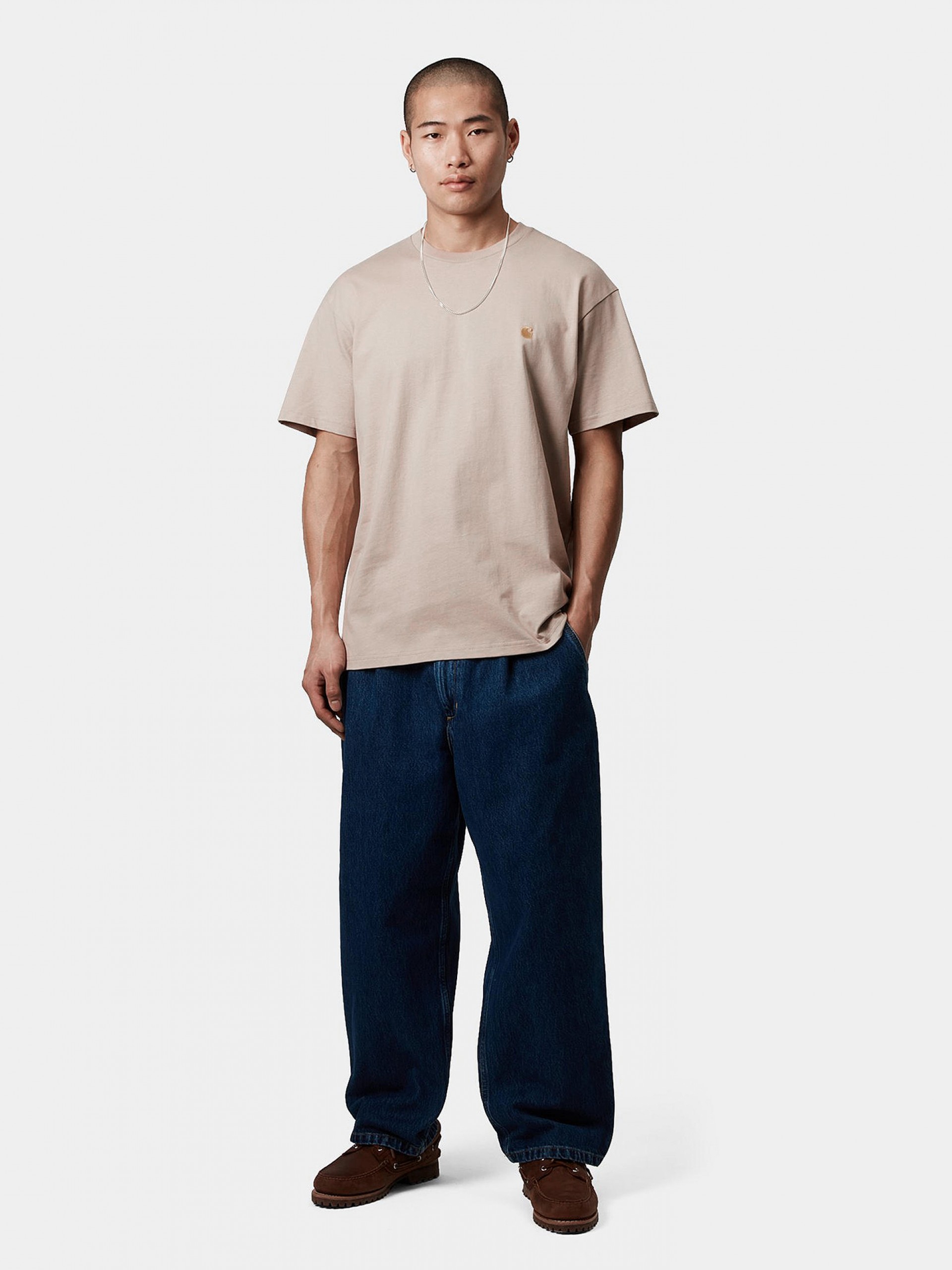 T-shirt Carhartt WIP Chase Bege
