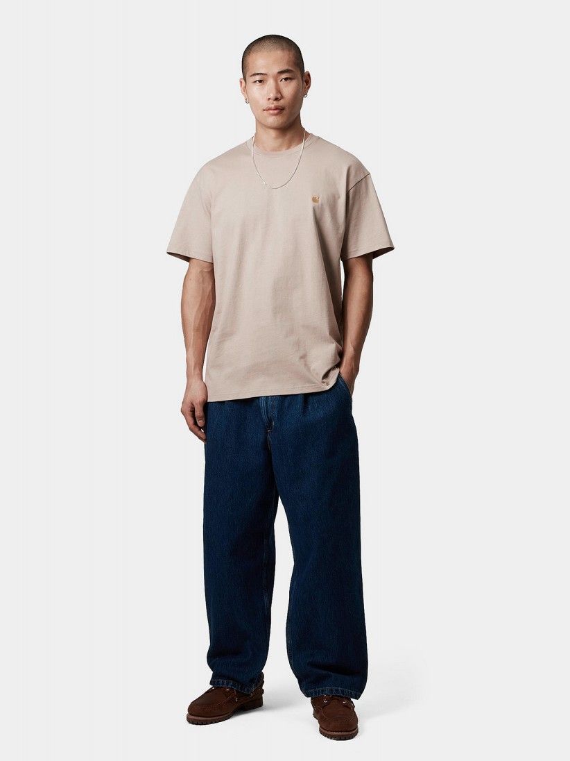 T-shirt Carhartt WIP Chase Bege