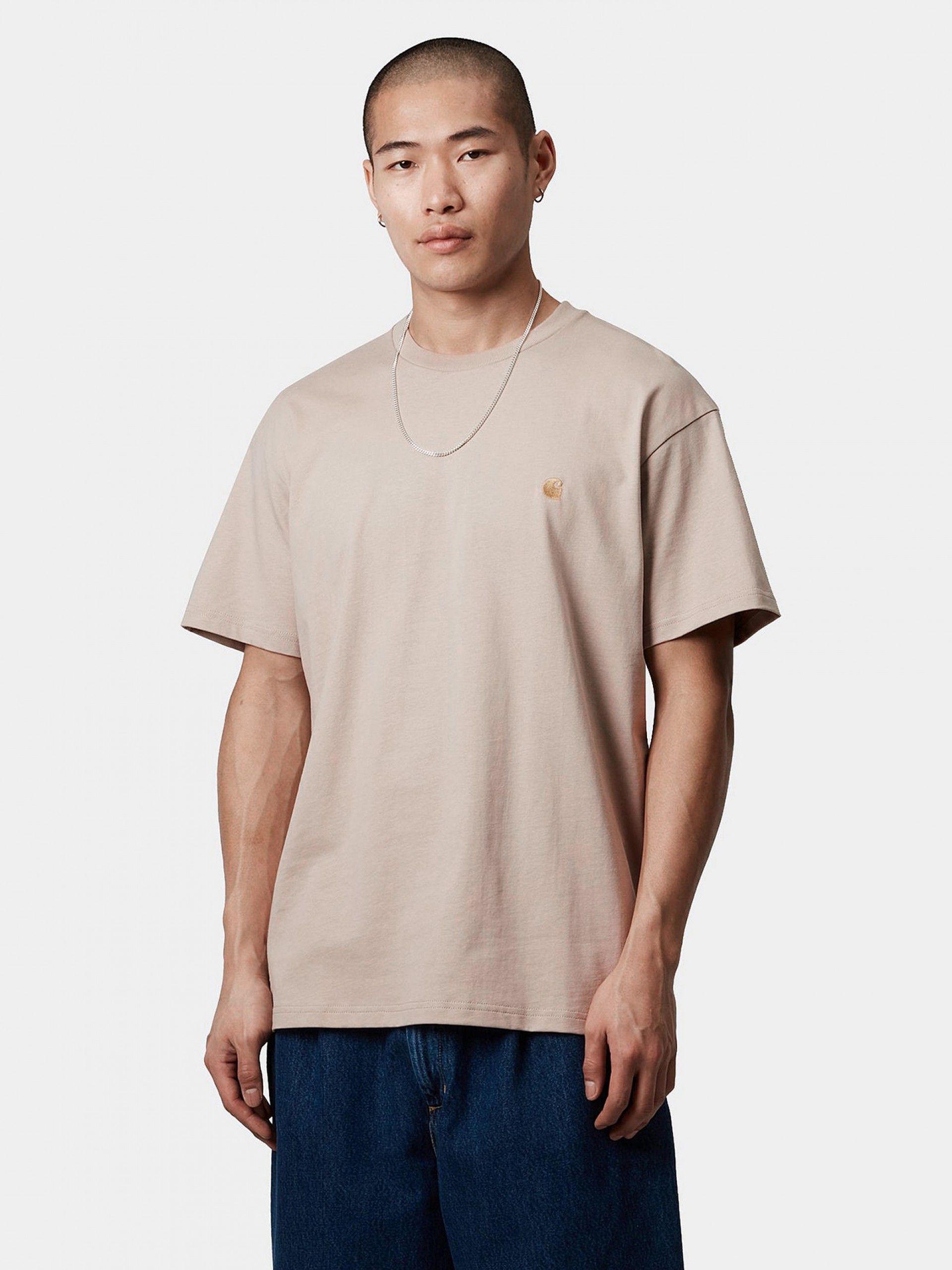 T-shirt Carhartt WIP Chase Bege