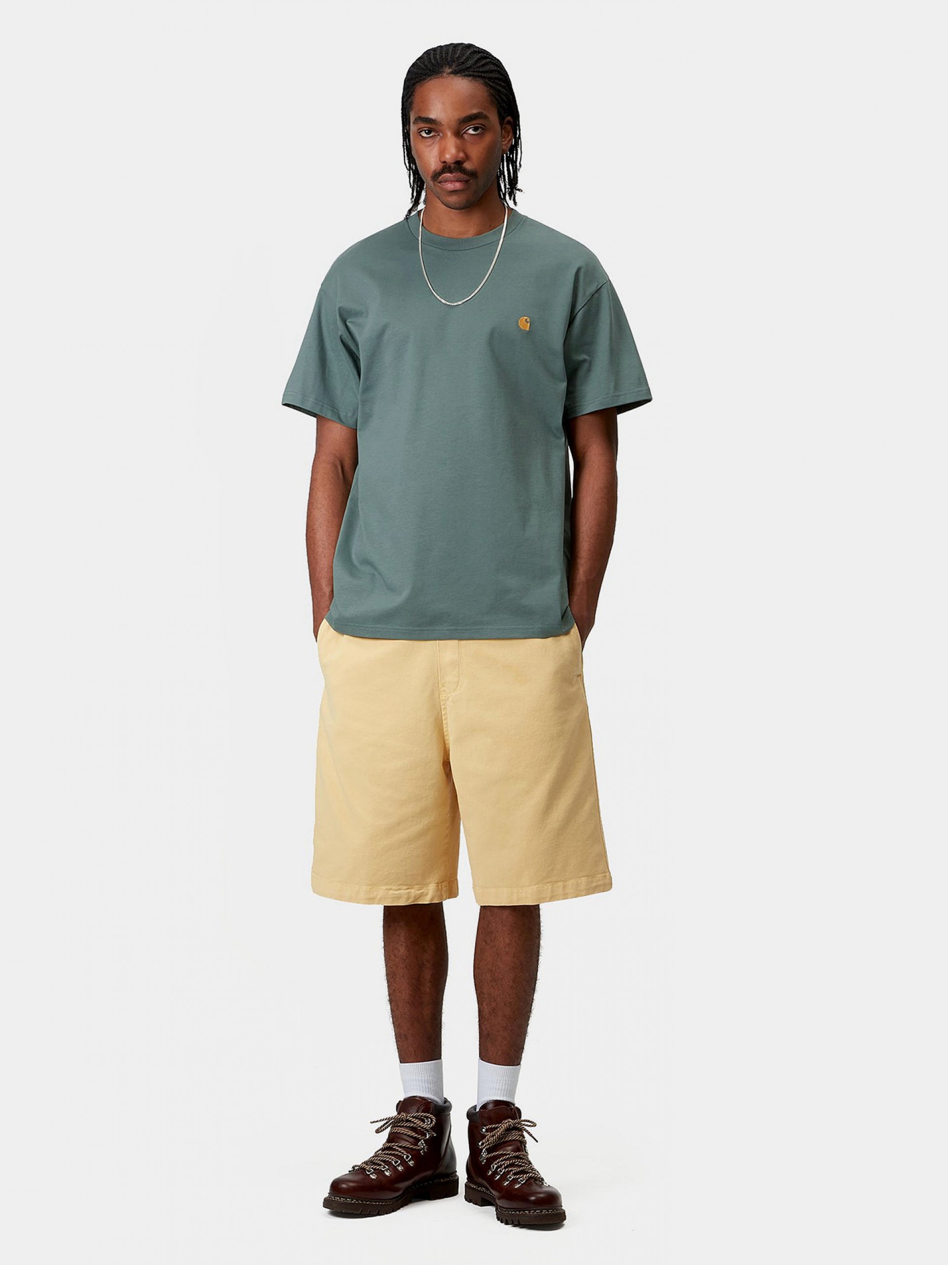 T-shirt Carhartt WIP Chase Verde