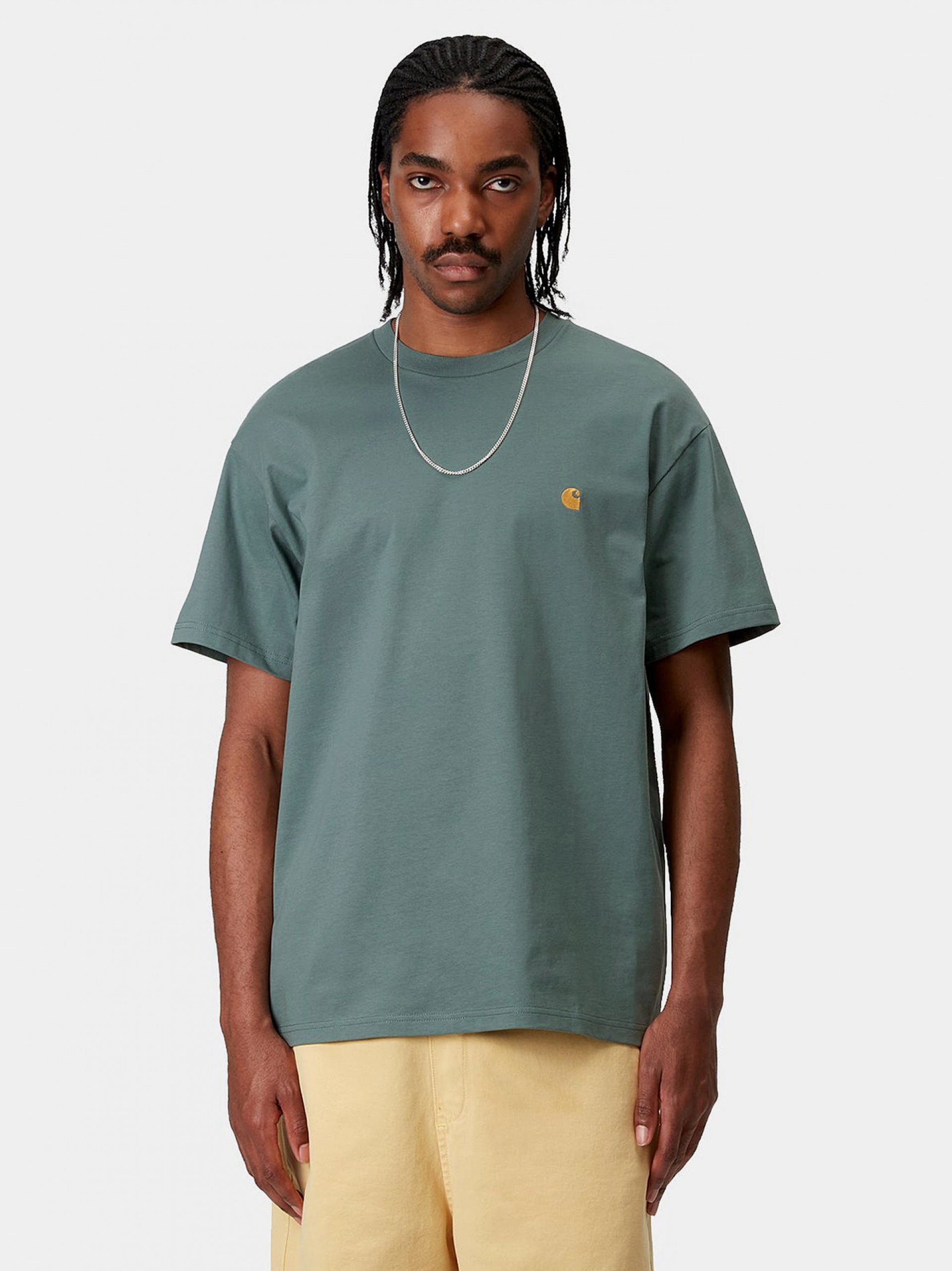 T-shirt Carhartt WIP Chase Verde