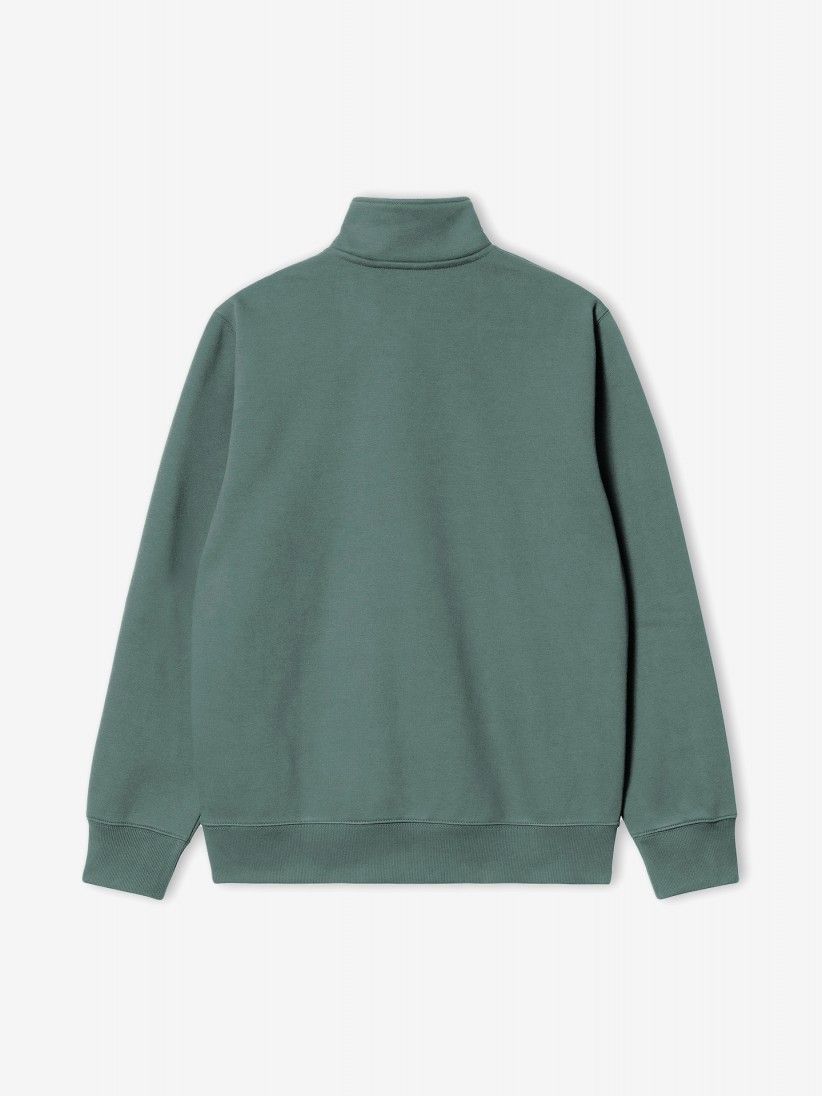 Carhartt WIP Chase Neck Green Zip Sweater