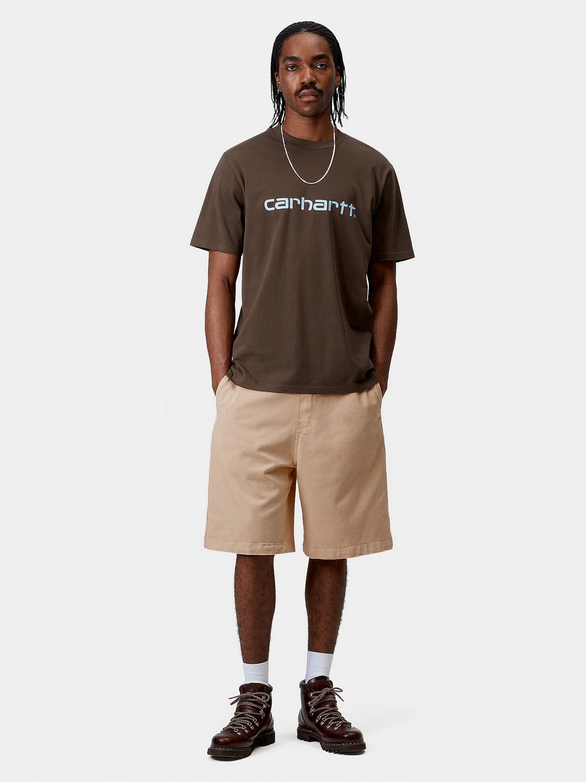 Camiseta Carhartt WIP Script Marrón