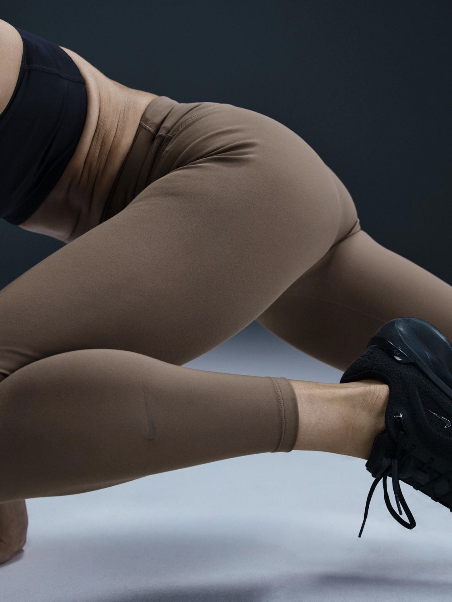 Leggings de Treino Nike One 7/8 Castanhas Para Mulher
