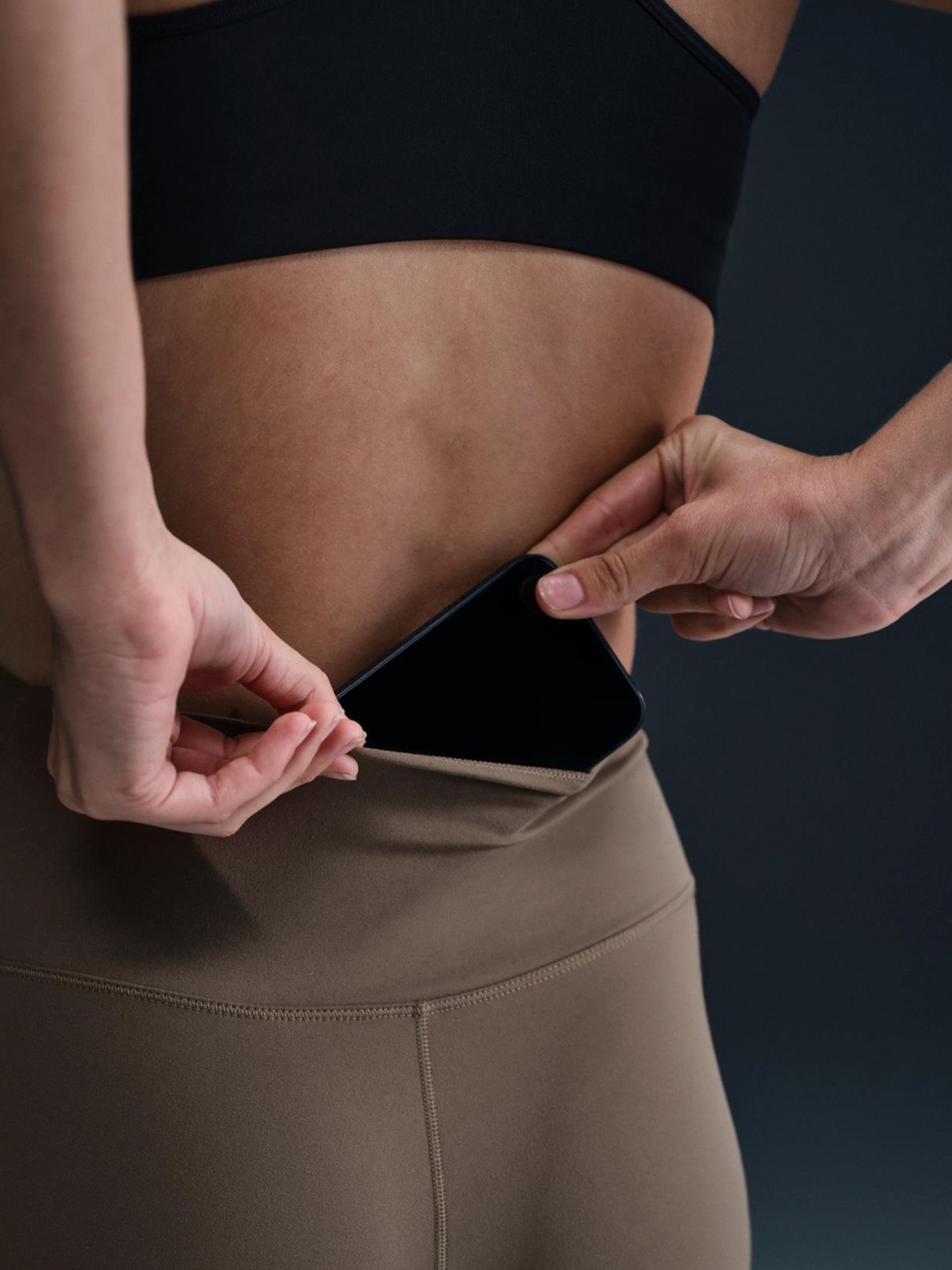 Leggings de Treino Nike One 7/8 Castanhas Para Mulher