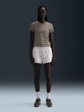 Nike Sportswear Chill Knit Brown Striped T-shirt For Women