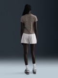 Nike Sportswear Chill Knit Brown Striped T-shirt For Women