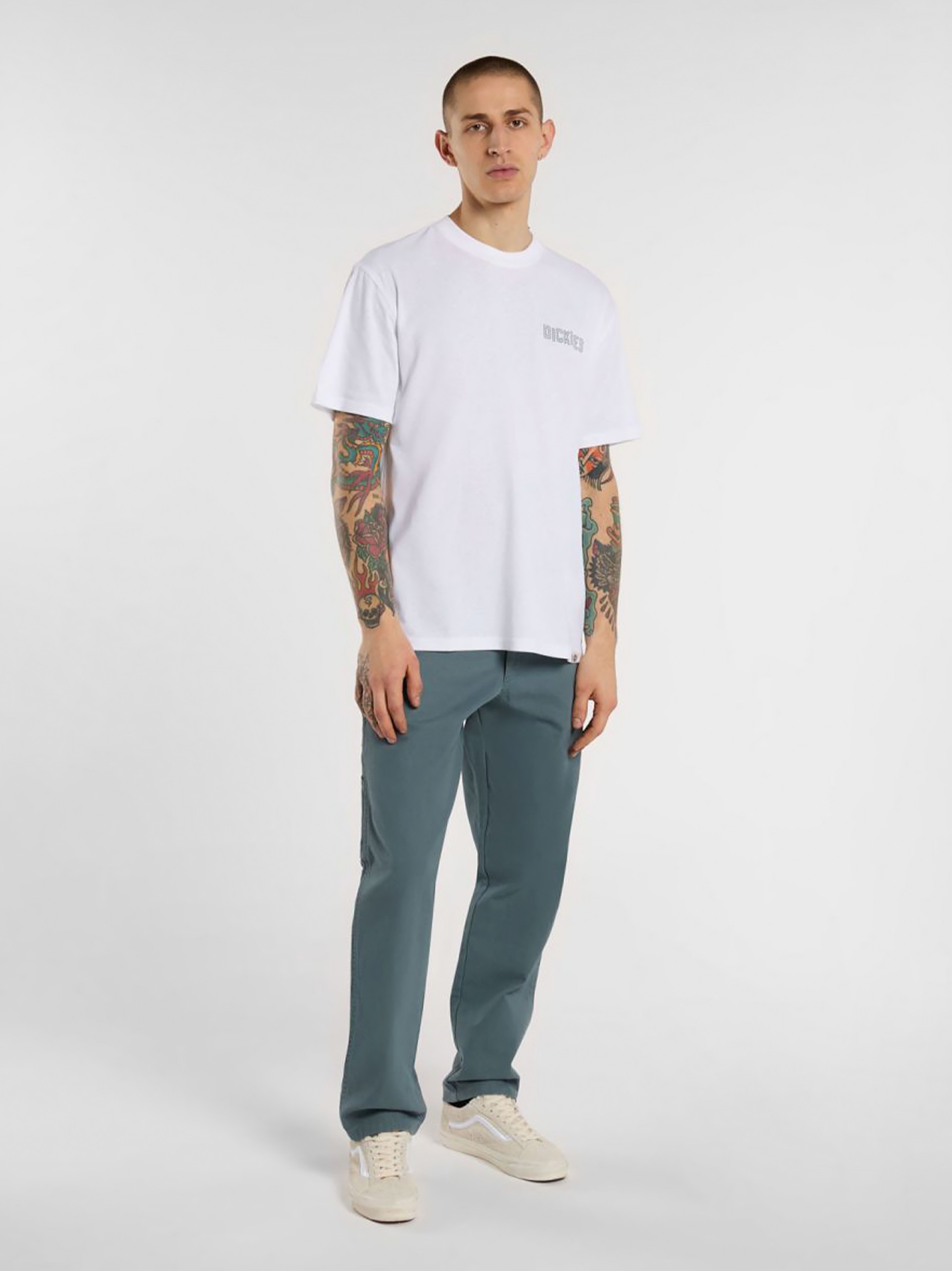 Camiseta Dickies Service Bricklane Blanca