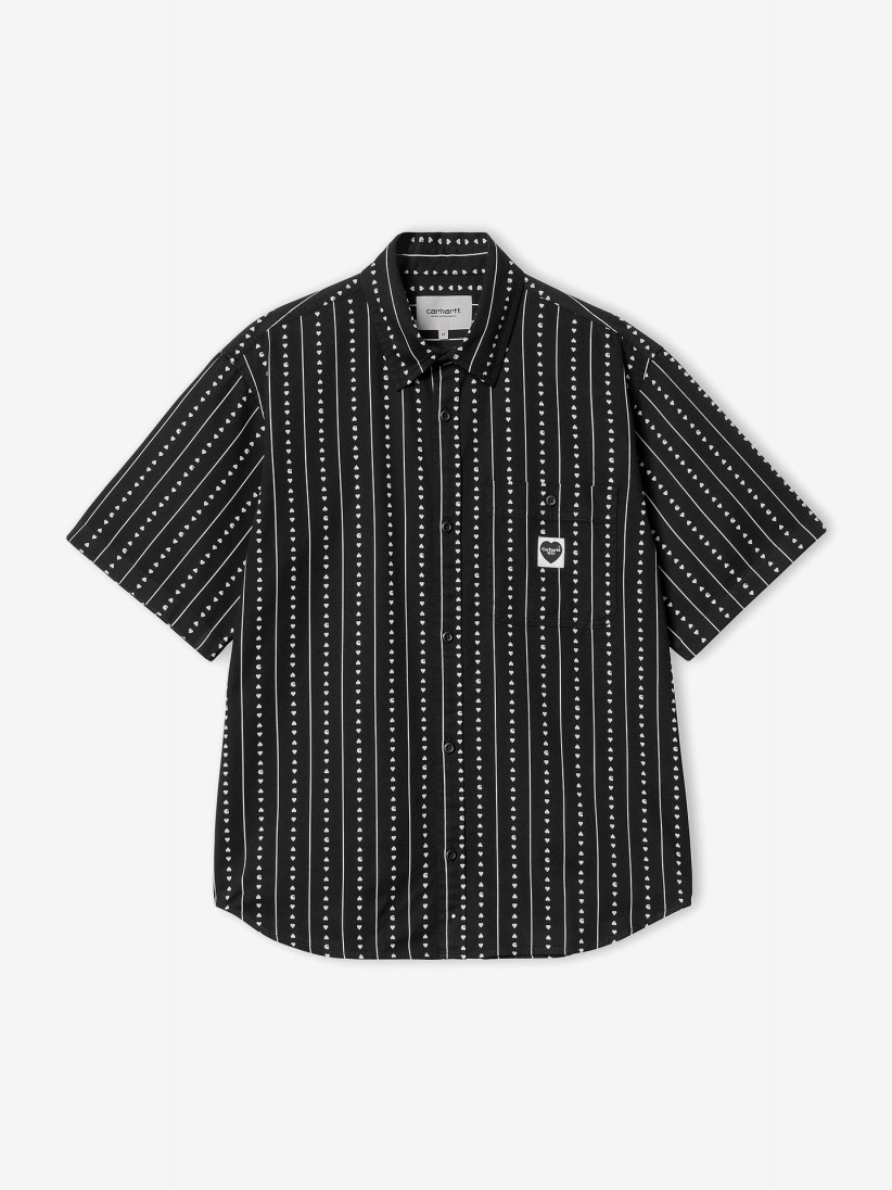 Carhartt WIP Drewe Heart Stripe Black Shirt