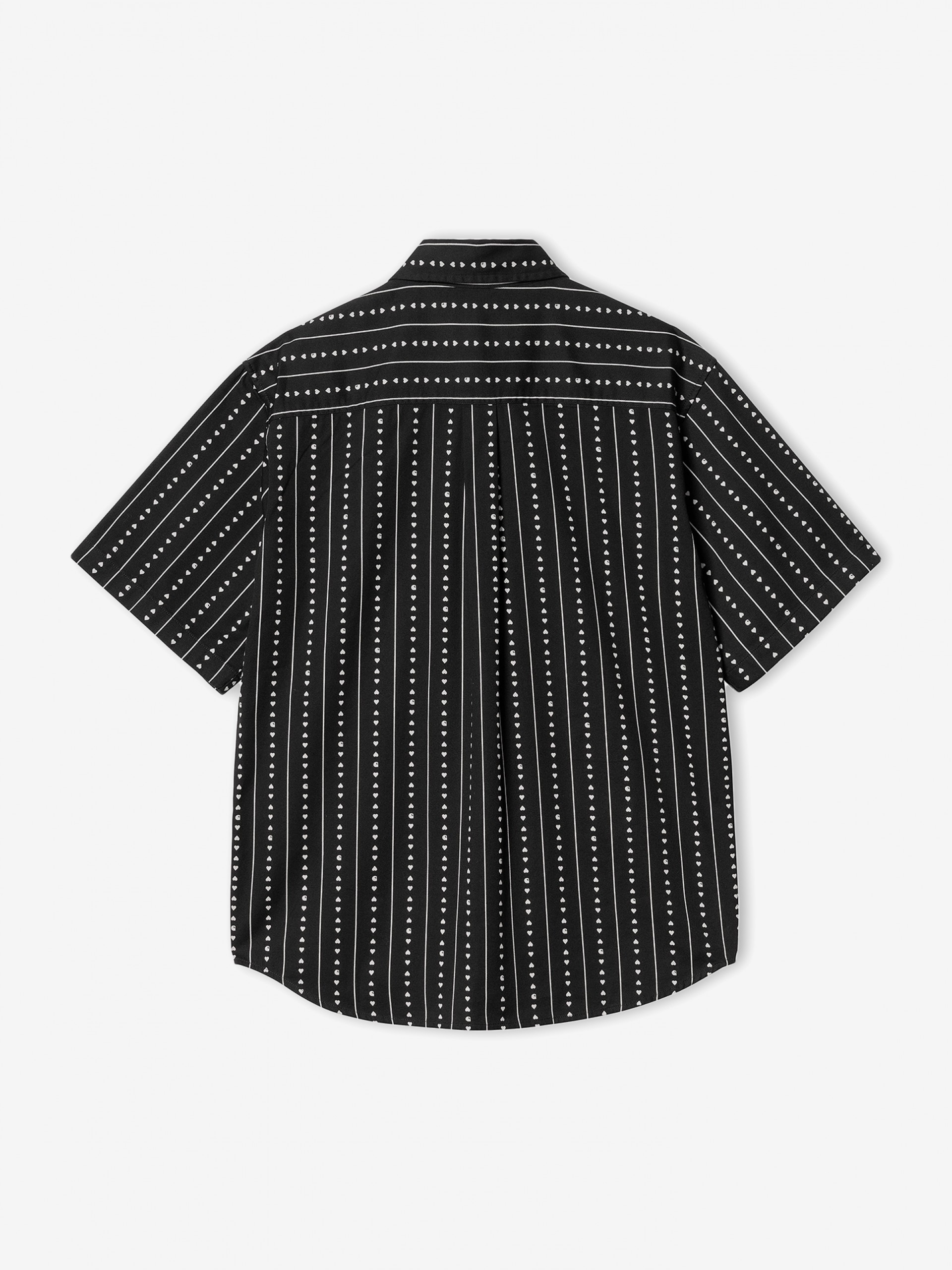 Camisa Carhartt WIP Drewe Heart Stripe Negra