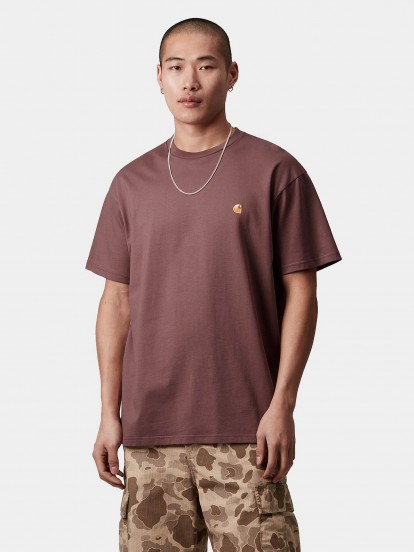 T-shirt Carhartt WIP Chase Rosa