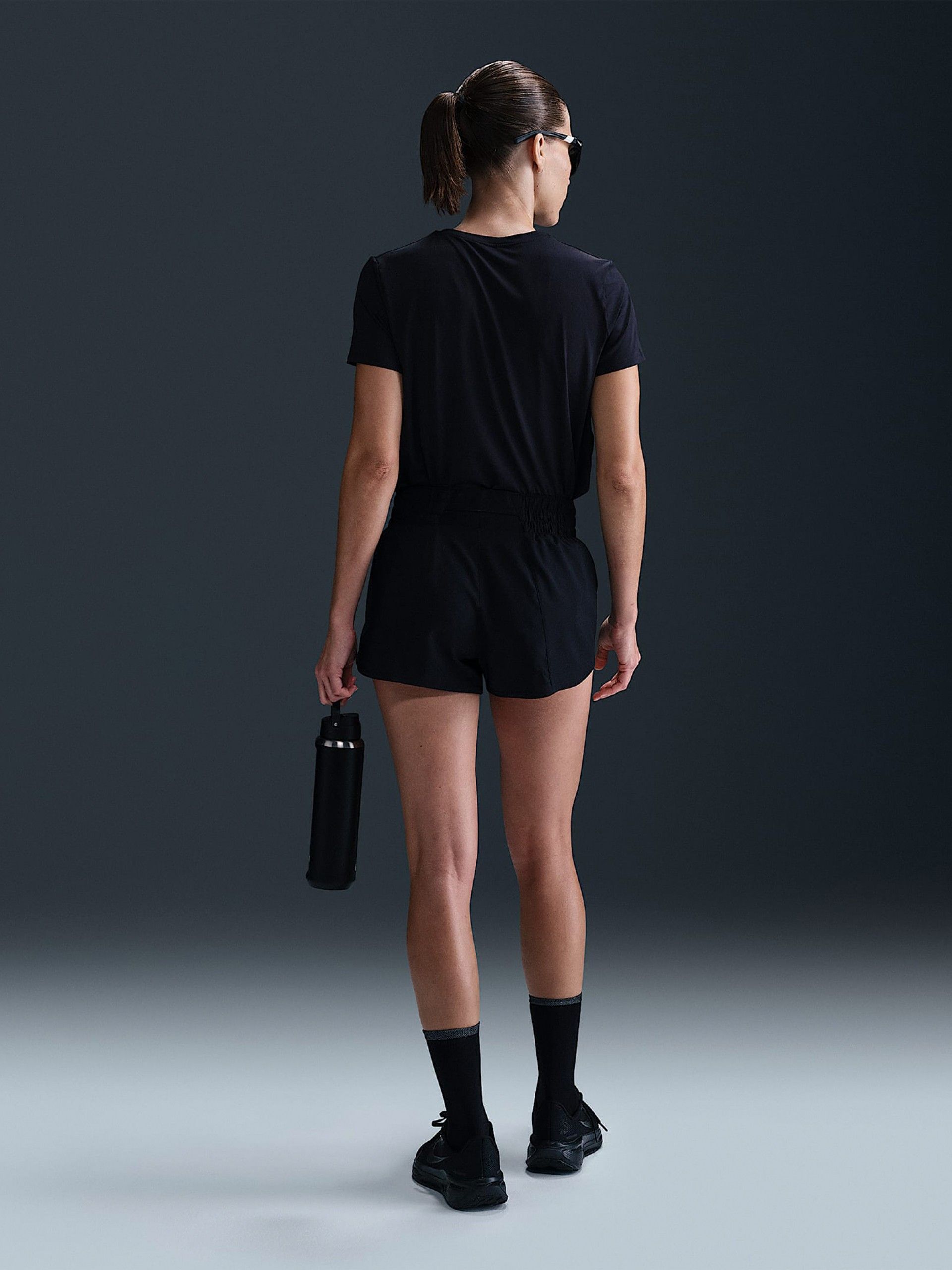 Nike Dri-FIT One Black Running Shorts For Women