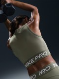 Suti Desportivo de Treino Nike Pro Suporte Leve Verde Para Mulher