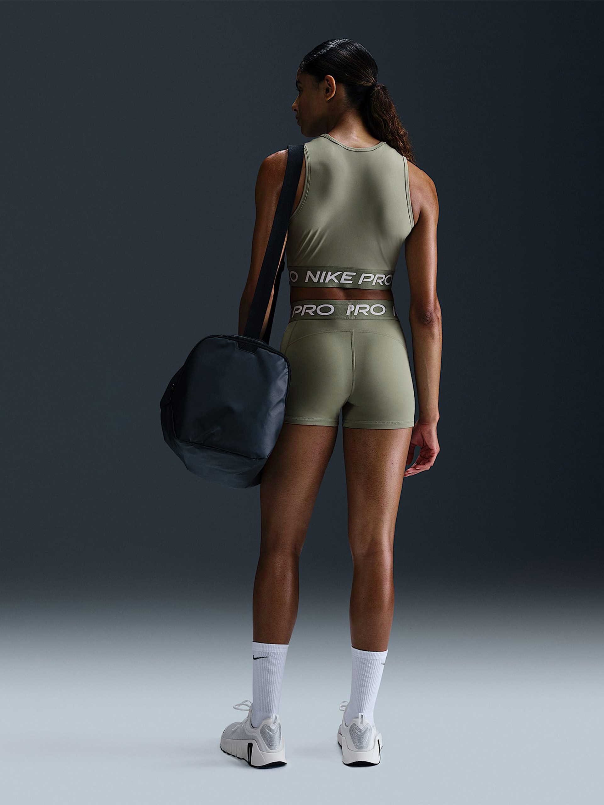 Sutiã Desportivo de Treino Nike Pro Suporte Leve Verde Para Mulher