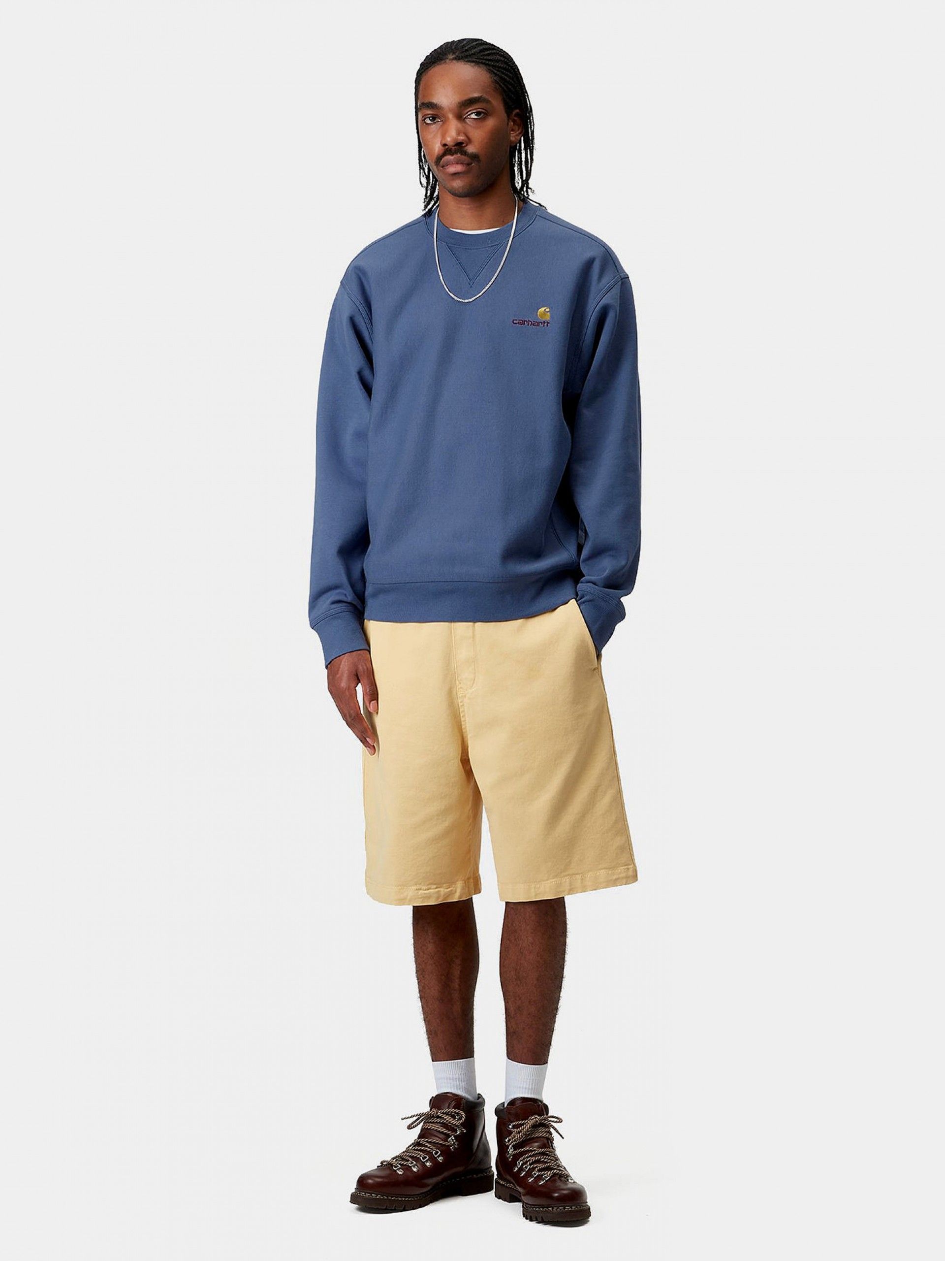 Camisola Carhartt WIP American Script Azul