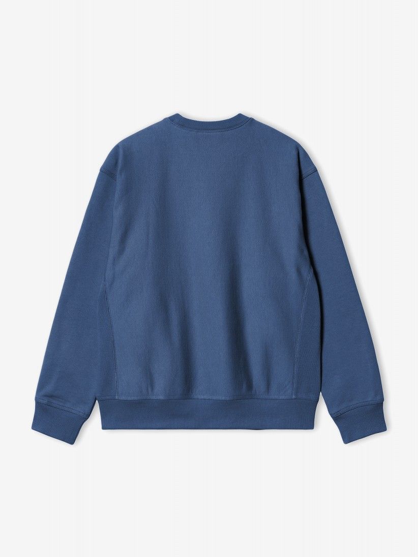 Sudadera Carhartt WIP American Script Azul