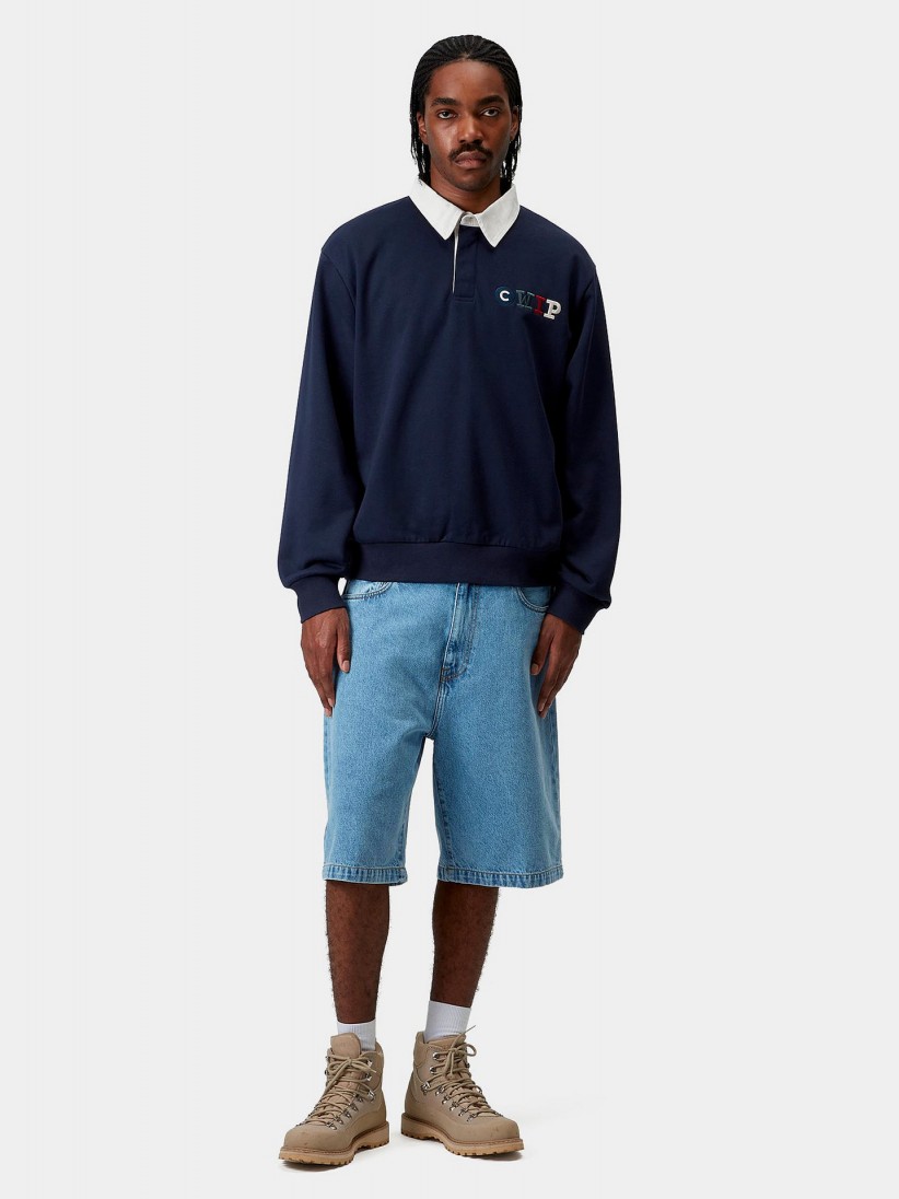 Carhartt WIP Flags Rugby Blue Sweater
