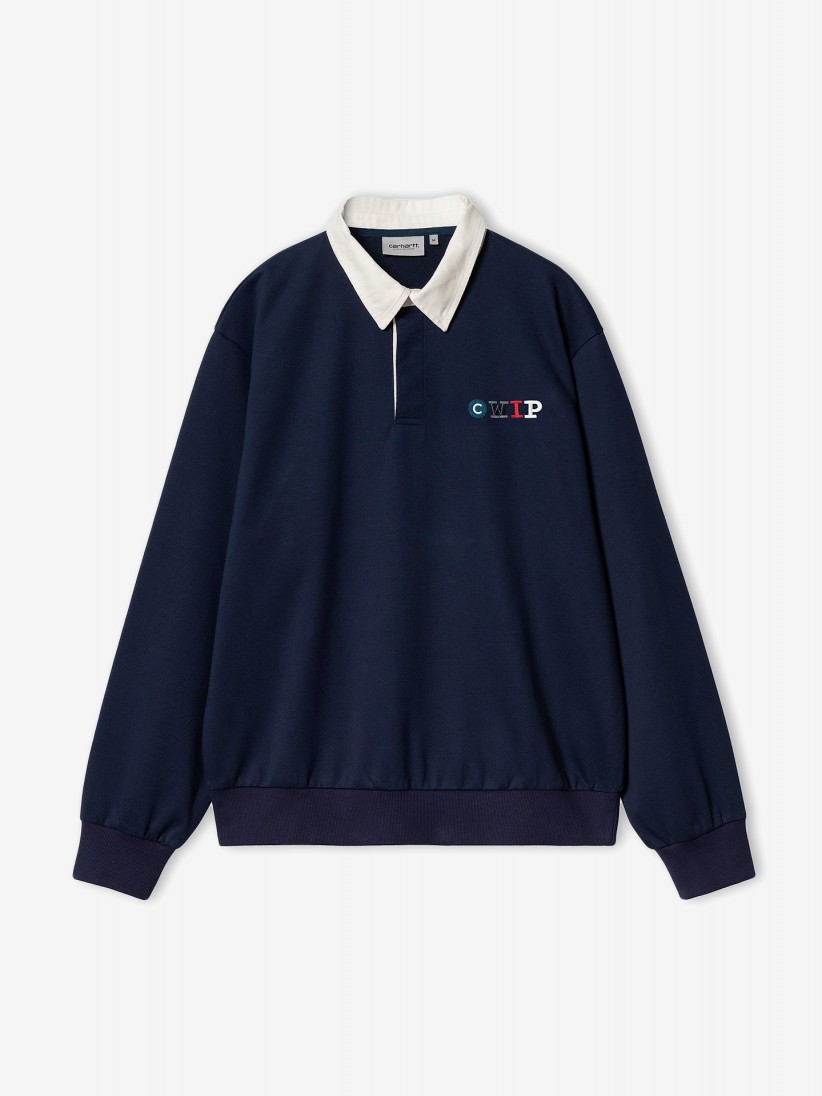 Carhartt WIP Flags Rugby Blue Sweater