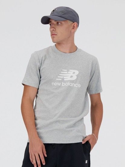 T-shirt New Balance Sport Essentials Logo Cinzenta