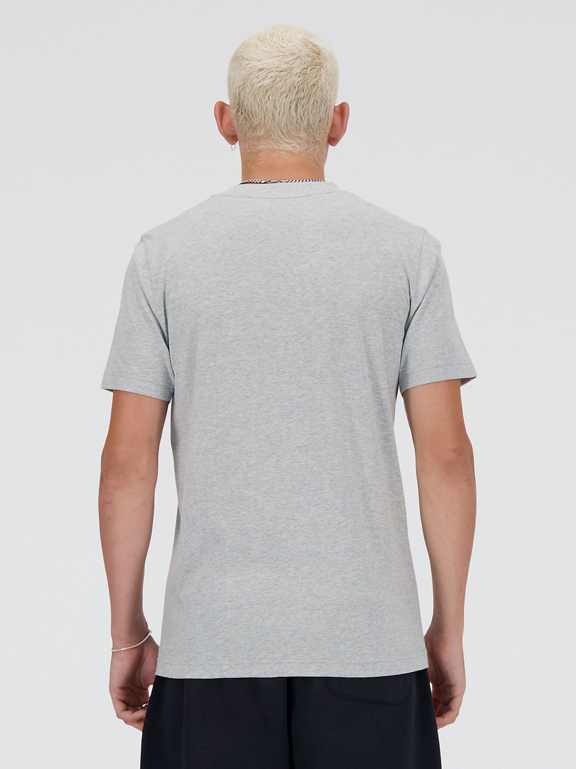 New Balance Sport Essentials Logo Grey T-shirt