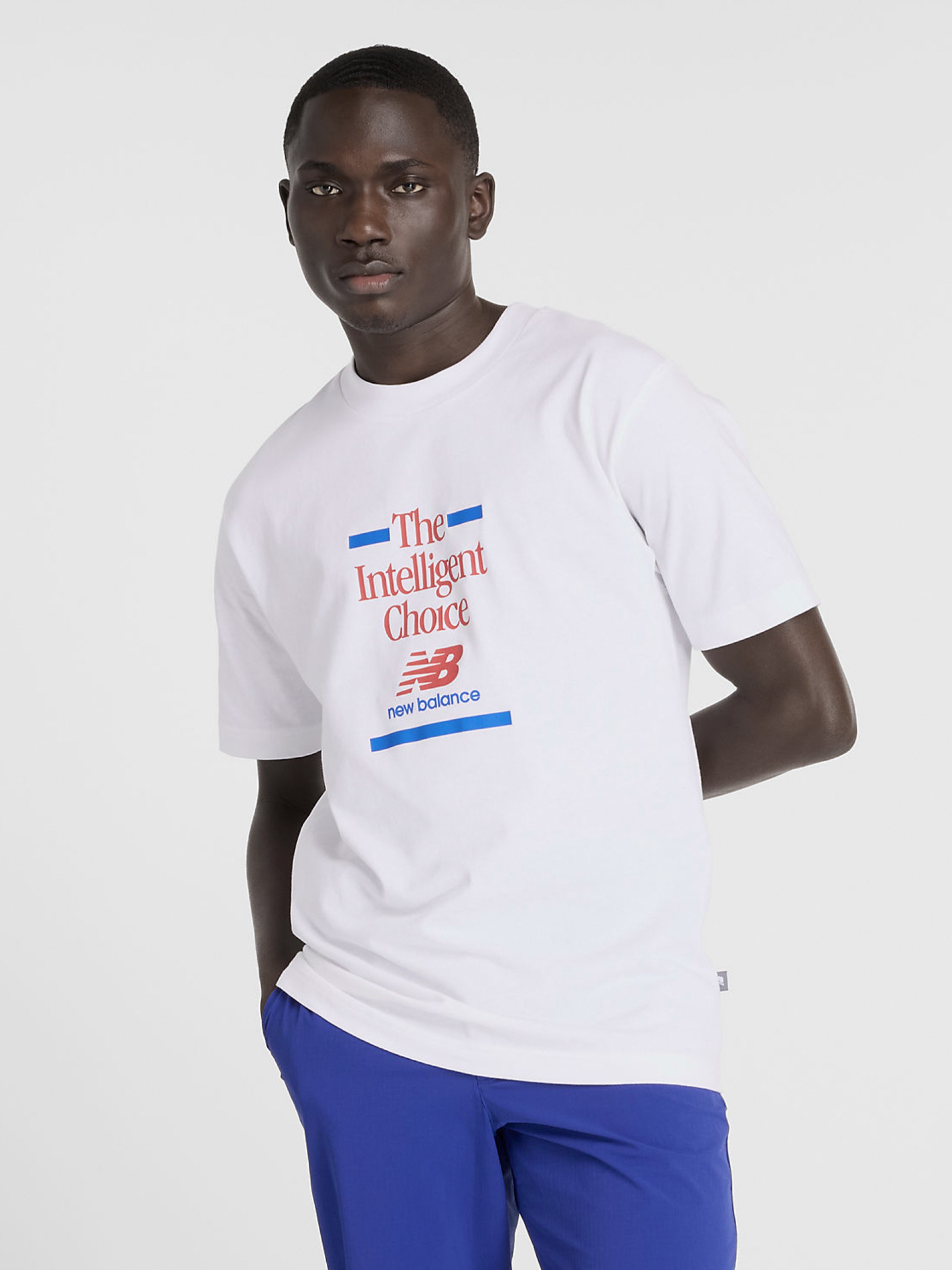 New Balance Athletics Relaxed Choice White T-shirt