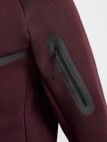 Nike Tech Fleece Windrunner Burgundy Hooded Jacket For Men