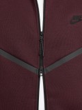 Nike Tech Fleece Windrunner Burgundy Hooded Jacket For Men