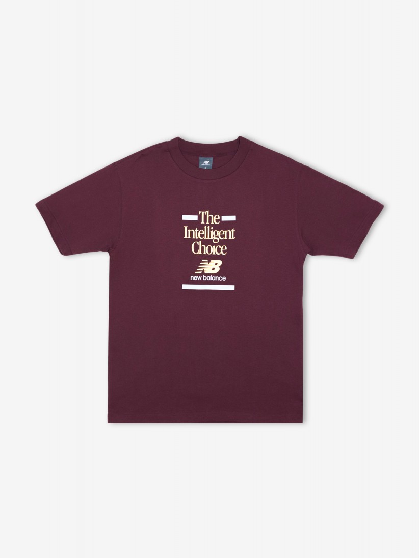 New Balance Athletics Relaxed Choice Burgundy T-shirt