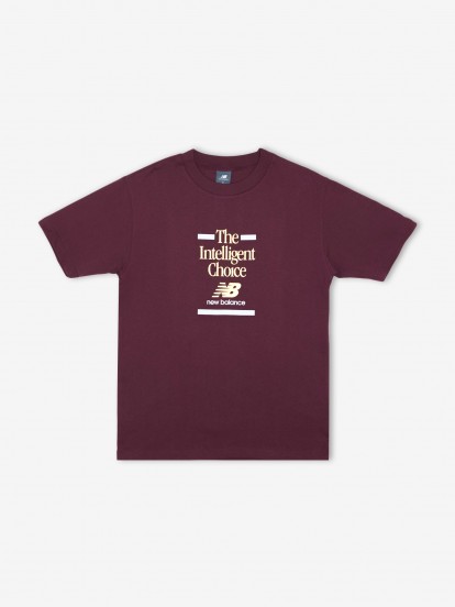 New Balance Athletics Relaxed Choice Burgundy T-shirt