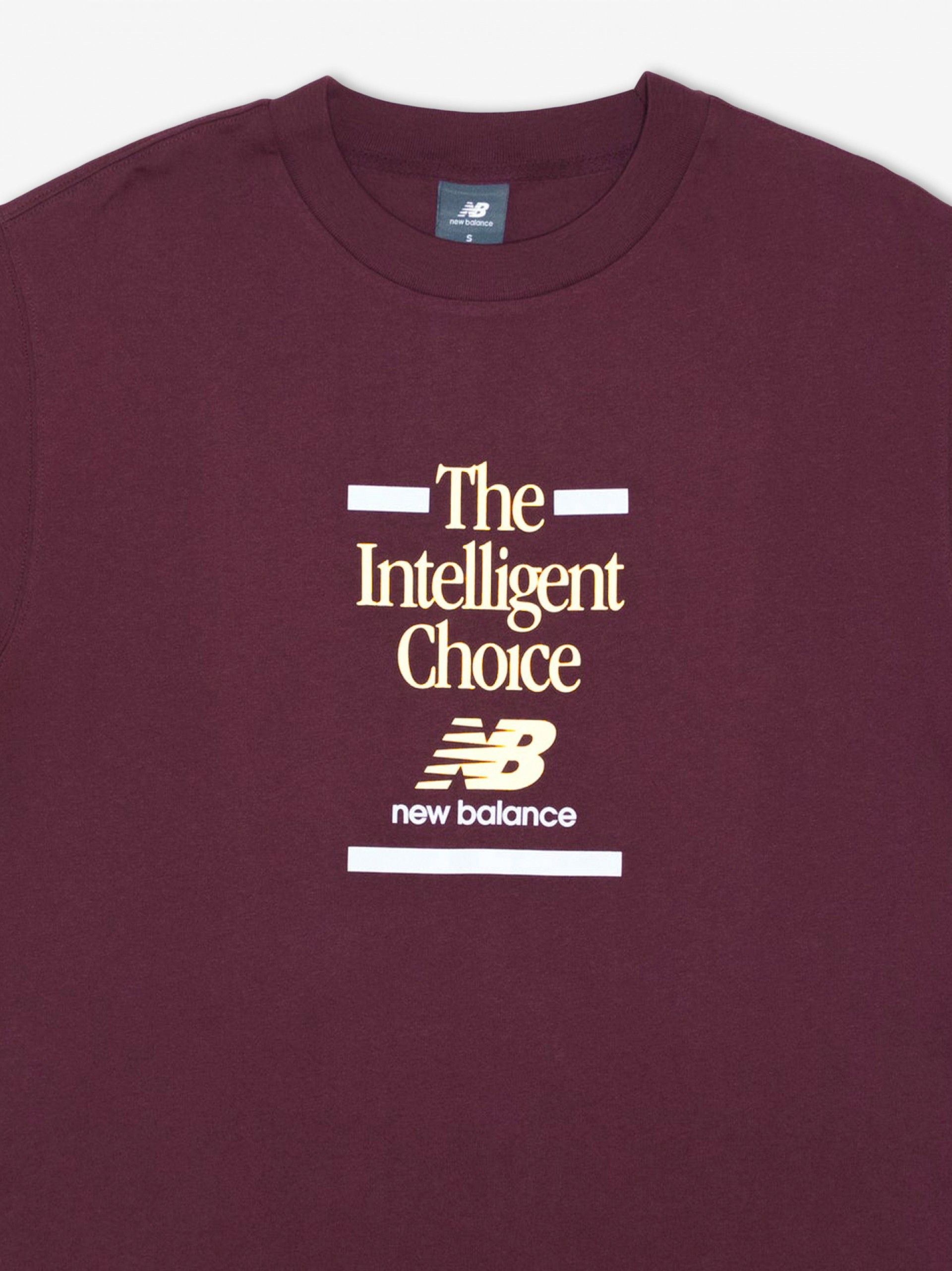 Camiseta New Balance Athletics Relaxed Choice Burdeos