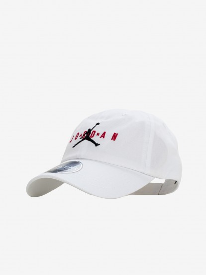 Nike Jordan Curve Brim Adjustable Junior White Cap