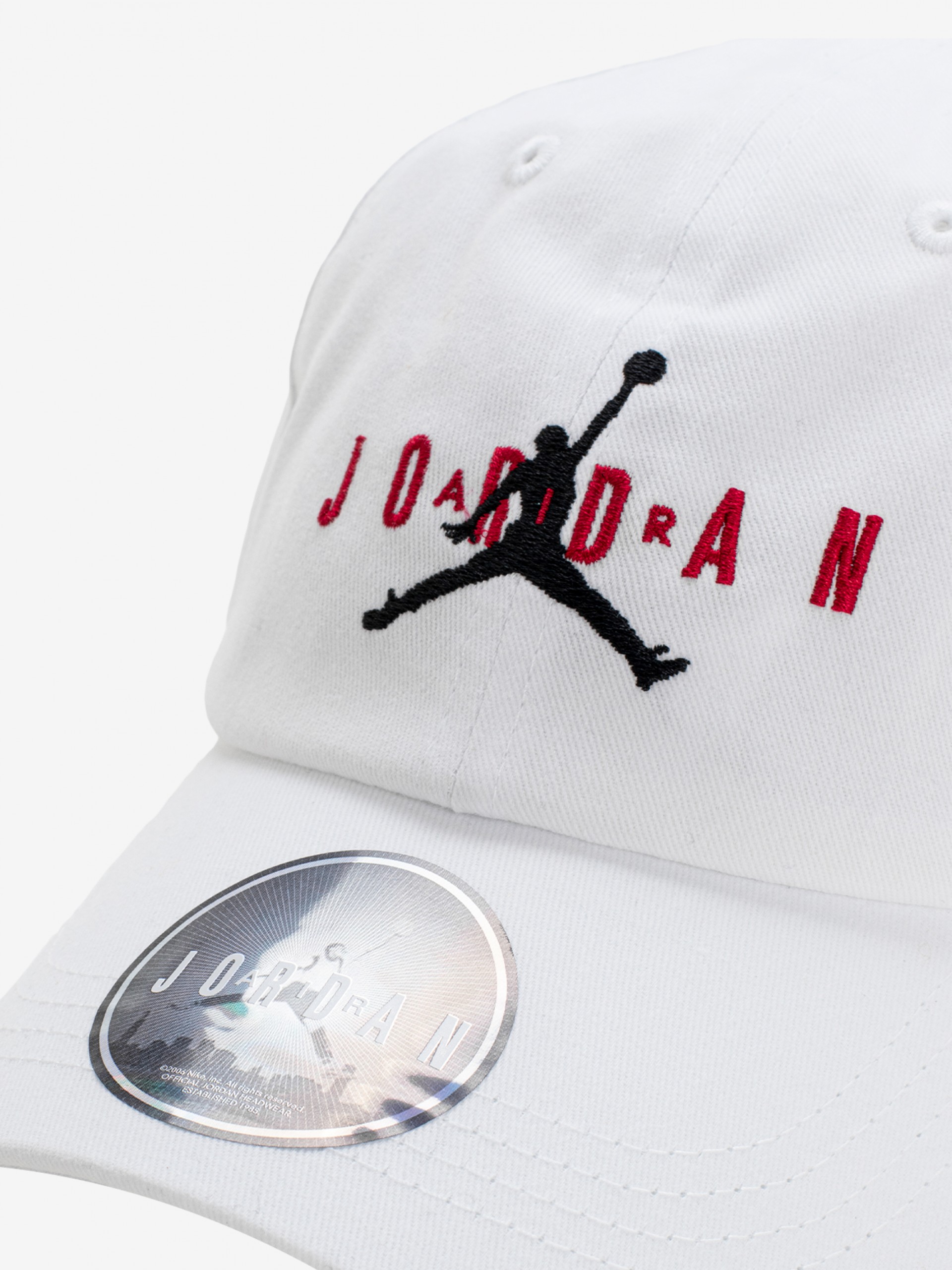 Nike Jordan Curve Brim Adjustable Junior White Cap