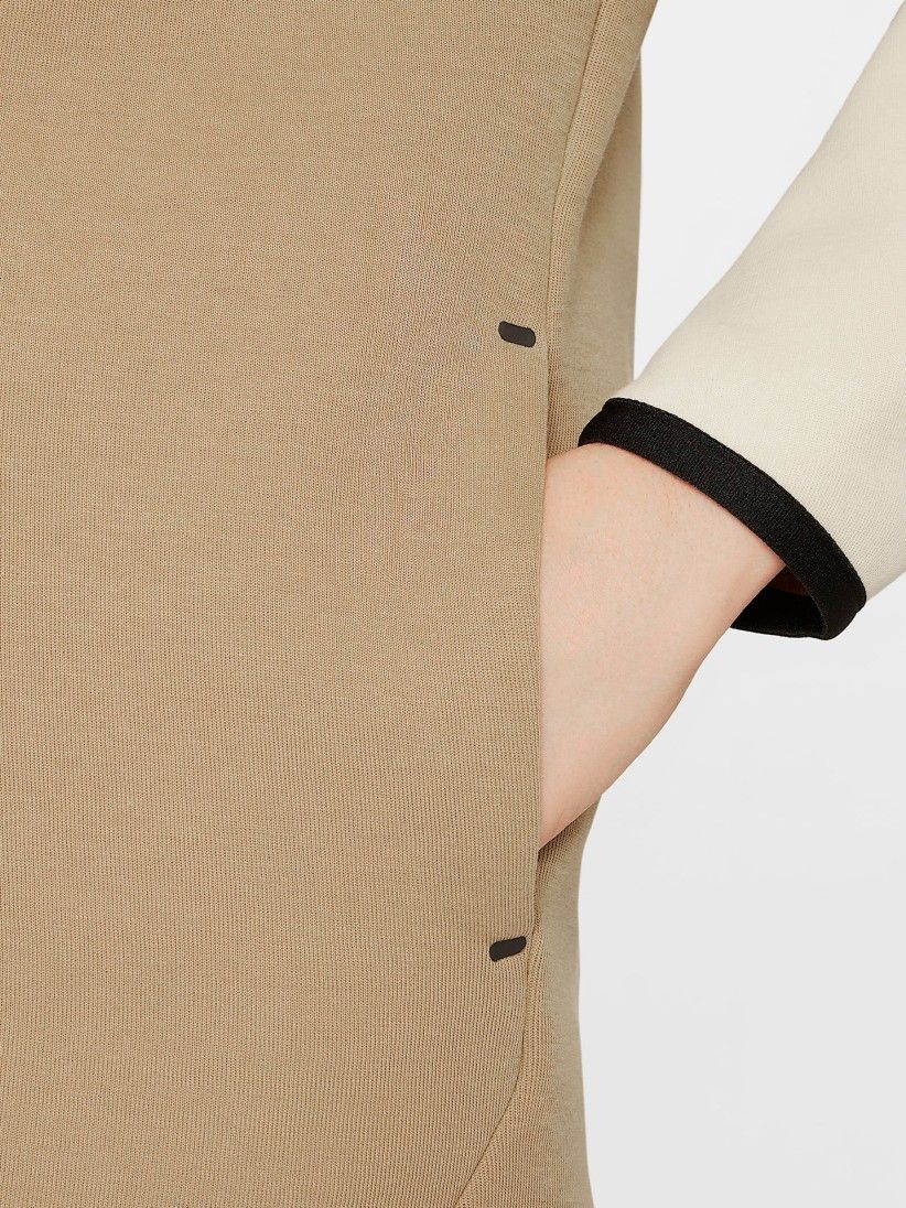 Casaco com Capuz Nike Sportswear Tech Fleece Jnior Bege