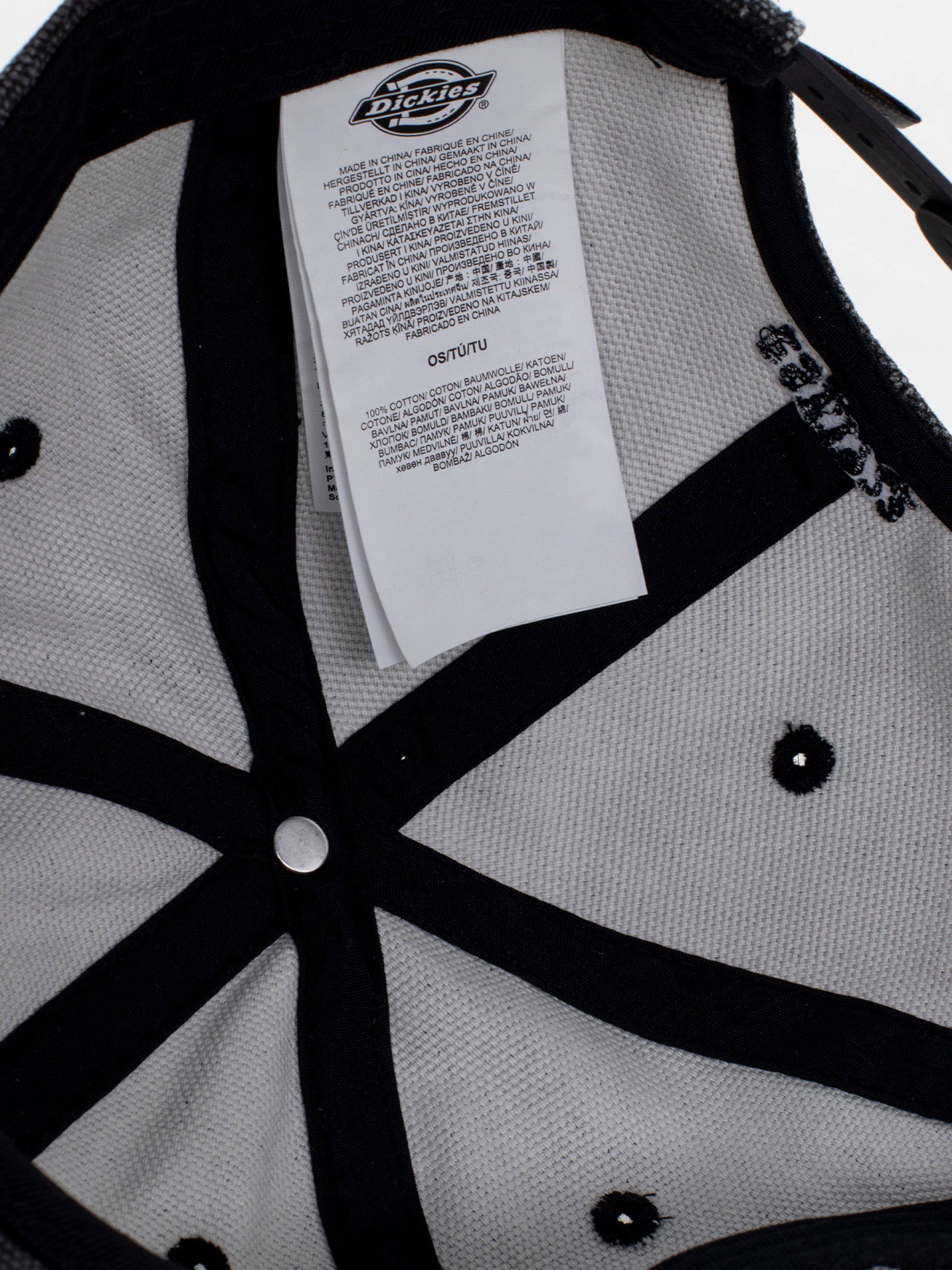 Gorra Dickies Hardwick Duck Canvas Gris