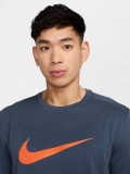 T-shirt de Running Nike Dri-FIT Azul Para Homem