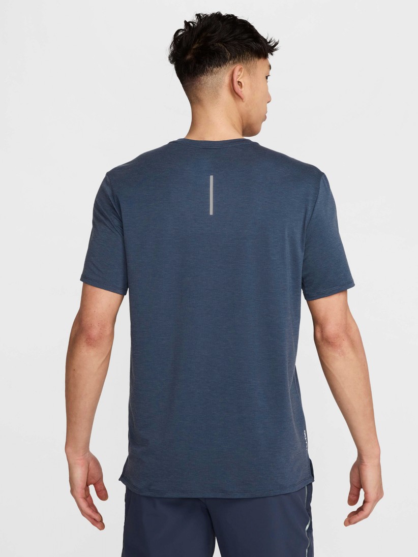 T-shirt de Running Nike Dri-FIT Azul Para Homem