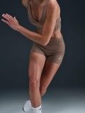 Nike Pro Sculpt 7.5cm Brown Biker Shorts For Women