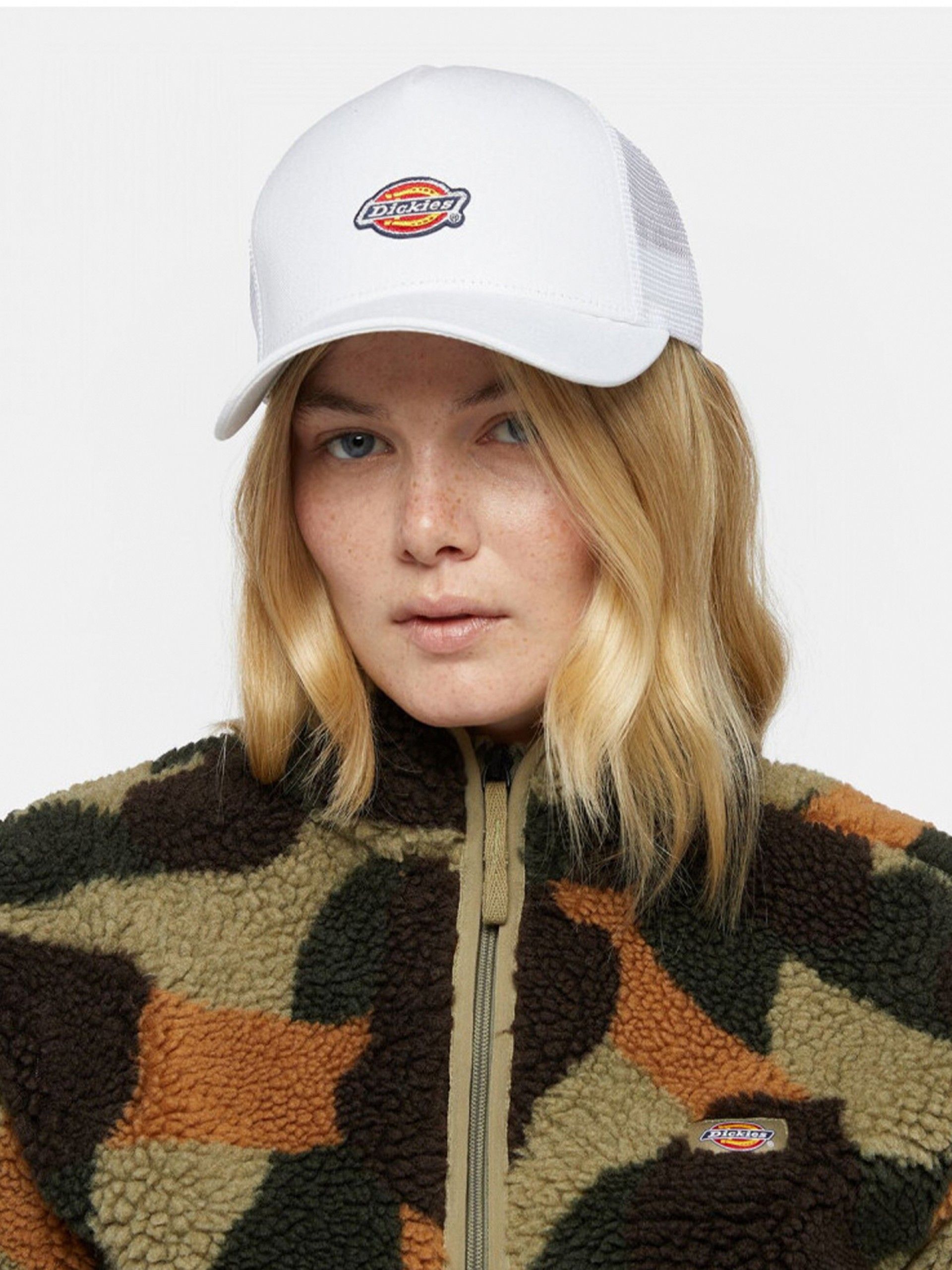 Dickies Hanston Trucker White Cap