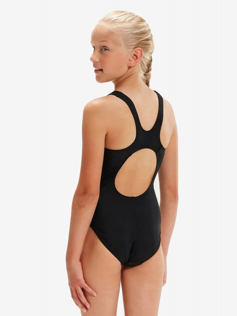 Fato de Banho Speedo Placement Muscleback Kids Preto
