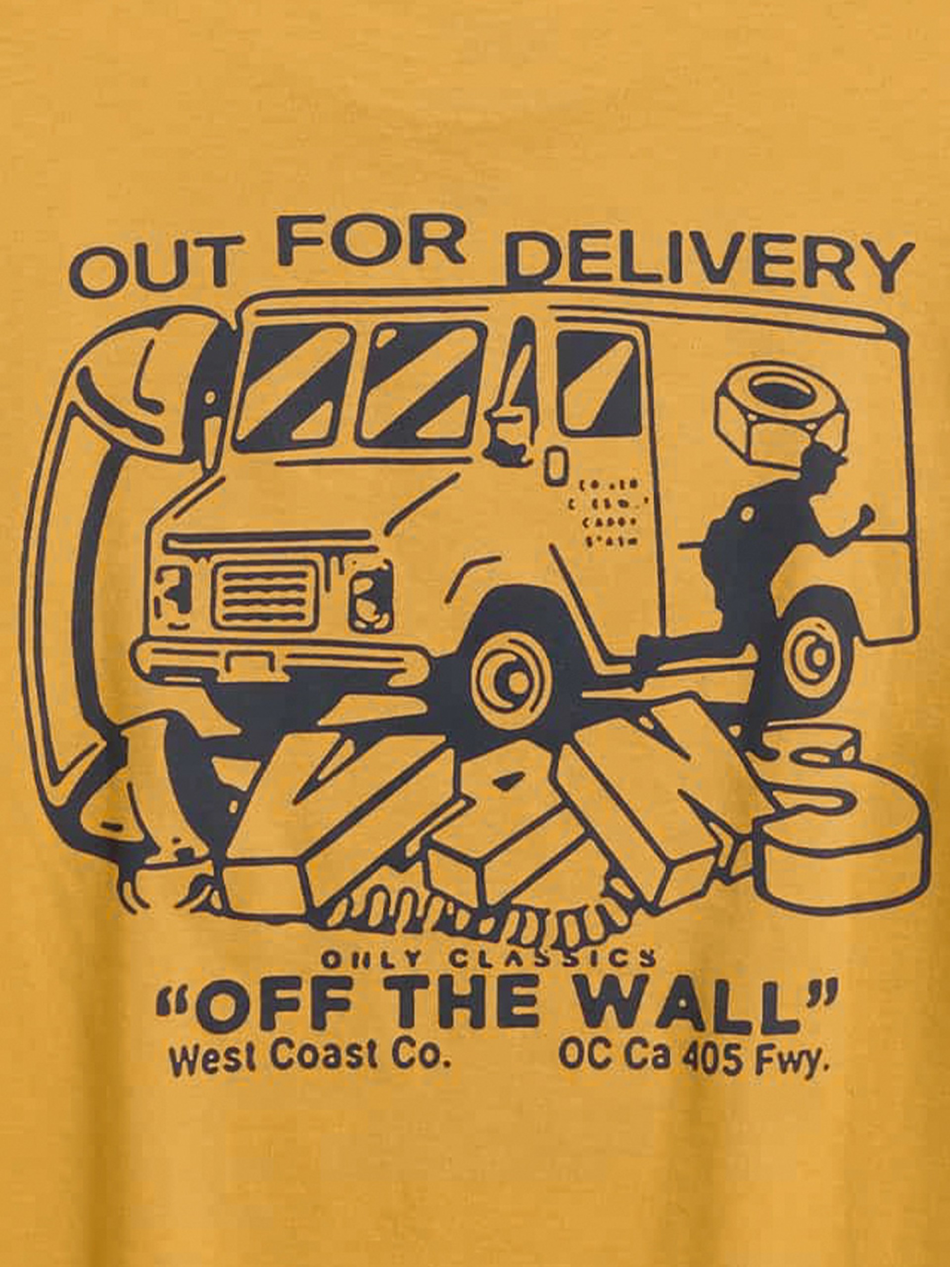 T-shirt Vans Next Stop Kids Amarela