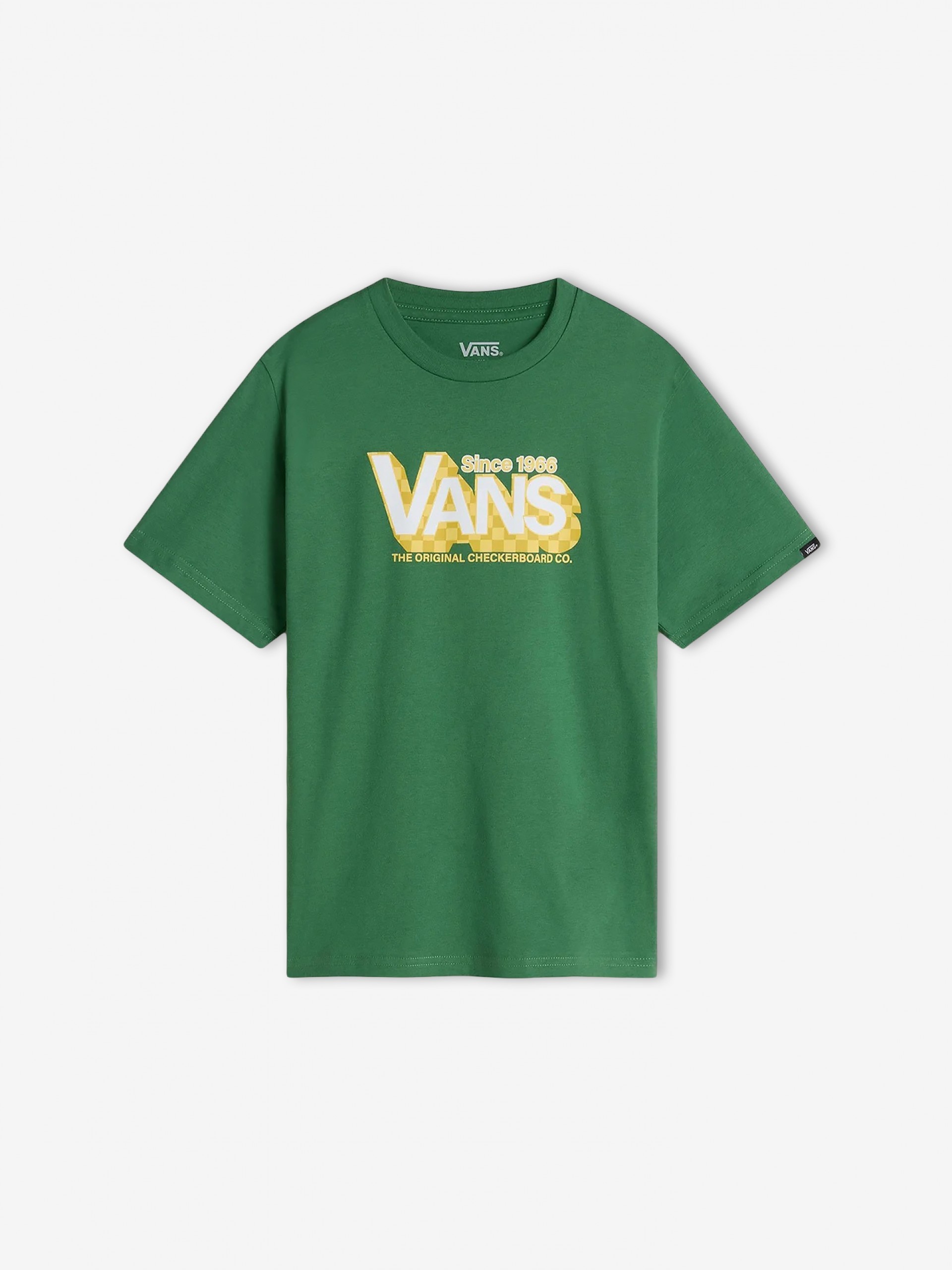 T-shirt Vans Checker Drop Kids Verde